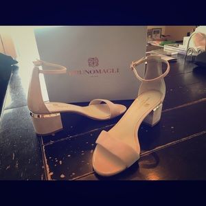 Brand New Designer Suede Blush Heels